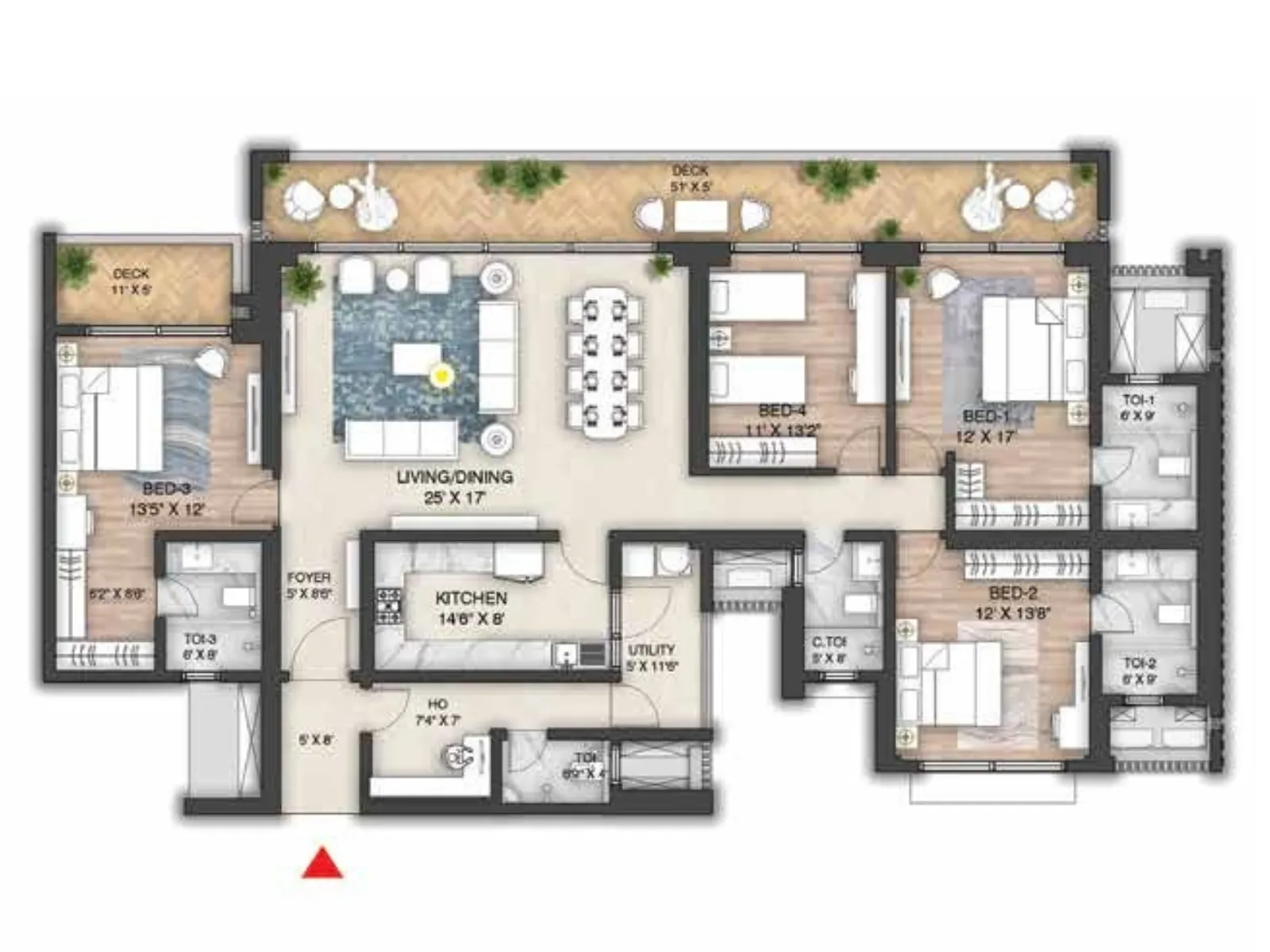 floor plan view